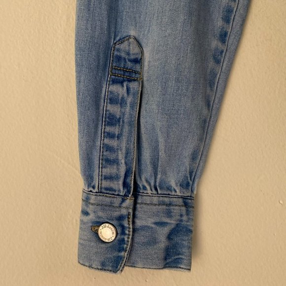 St. John's Bay Denim Collection Button-Up Shirt size S - Picture 14 of 16